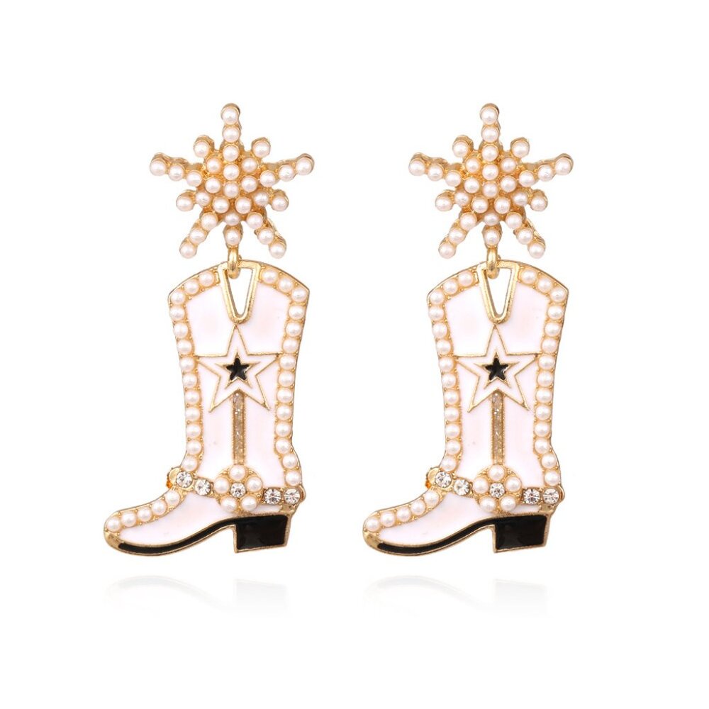 Cowgirl Boot Earrings